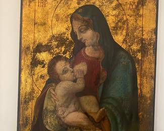 Madonna and Child on board - Florentine