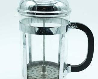Stainless Steel Glass French Press Coffee Maker 32oz