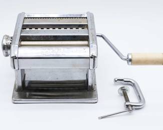 Pasta Maker Machine,6 Adjustable Thickness Settings Noodles Maker,7mm & 2mm Width Stainless Steel Manual Pasta