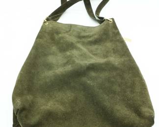 Vintage Olive Green Shoulder Bag