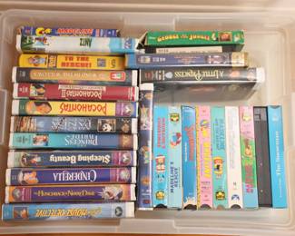 Lot Of VHS Classic Kids Cartoons