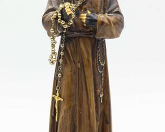 Holyart St Father Pio Of Pietralcina Wooden Statue