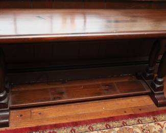 DARK OAK TRESTLE BASE FARM TABLE