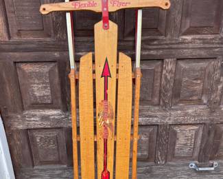 Vintage Flexible Flyer Winter Sled