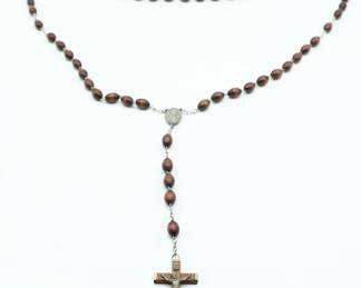 Divine Mercy Wood Wall Rosary