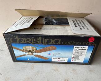 Christina Cieling Fan -new - Opened Box 