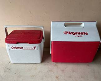 Vintage Coolers - Coleman & Playmate Igloo