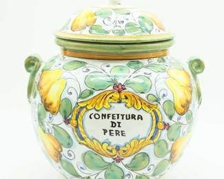 Biscotti Jar Handcrafted In Florence 