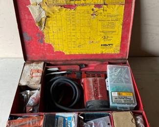 Hilti TE12 Rotary Hammer Drill  Carrying Case Tool  - Steel/Concrete