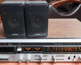 D614 Lloyd's Electronics 8-track Tape Receiver With Speakers