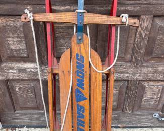 Vintage Flexible Flyer Midel 15 Snow Sled