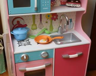 Colorful Rainbow Kitchen With Accessories For Kids