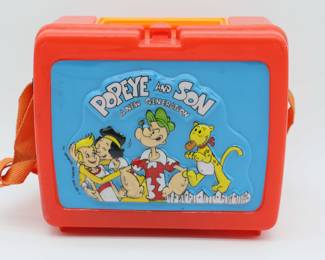 VTG-Popeye & Son A New Generation Plastic Lunch Box 1987
