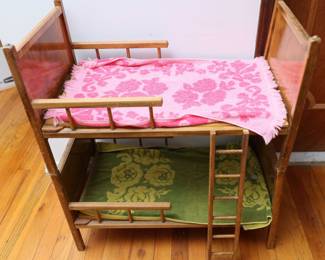 DOLL BUNK BEDS - 1930s Stackable Twin Beds For Stuffed Animals, Dolls
