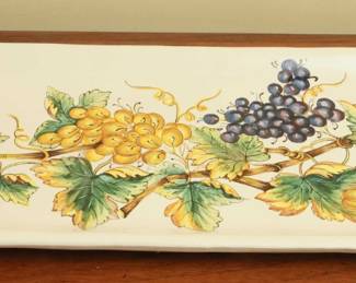 Vintage Ceramic Oval Plate