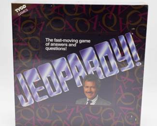 Vintage 1992 Alex Trebek JEOPARDY Board Game TV Home Version