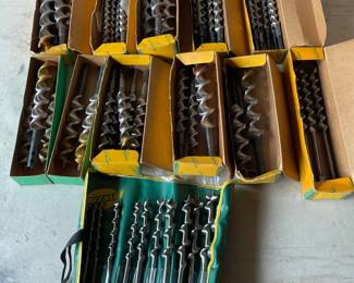 Large Lot Of GREENLEE Tools - Auger Bits 