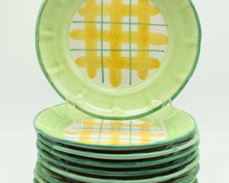 Dinner Plate Country Fair By WILLIAMS-SONOMA - 10 Total