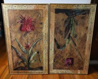 Pair Of Framed Fruitilaria Wall Art Prints