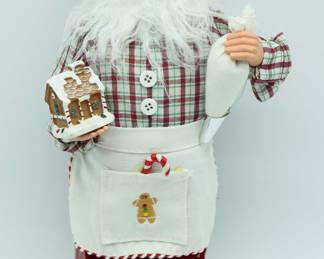 North Pole Santa In The Kitchen