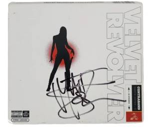 Velvet Revolver Matt Sorum Signed CD Sleeve