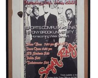 Sugar Ray Signed 2001 Concert Poster & Picks