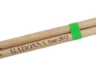 Madonna 2012 MDNA Tour Drum Sticks