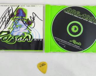Poison's Greatest Hits Signed CD & Pick