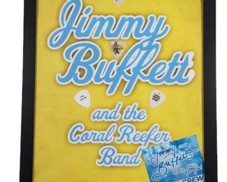 Jimmy Buffett Concert Poster with Crew Pass & Pick