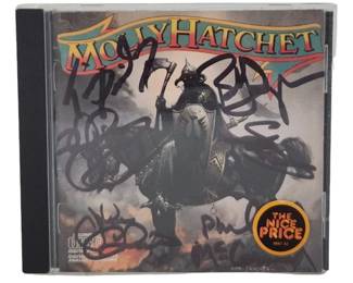 Molly Hatchet Band Signed CD Insert