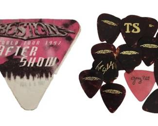 Boston 1997 World Tour Crew Pass & Guitar Picks