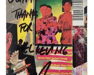 Living Colour Vernon Reid Signed Cassette Insert