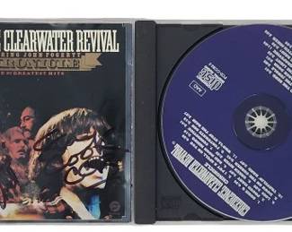 Creedence Clearwater Revival Member Signed CD
