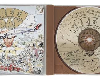 Green Day Tre Cool Signed Dookie CD Insert