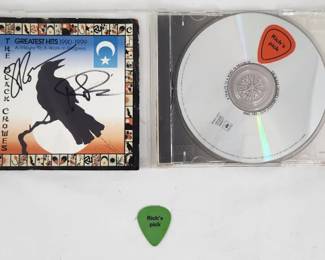The Black Crowes Signed CD with Pick
