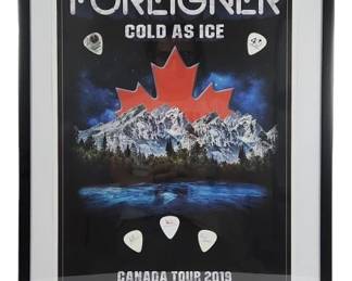 Foreigner Framed 2019 Tour Poster & Picks