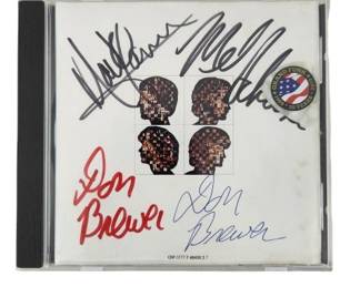 Grand Funk Railroad Band Signed CD Insert & Pick