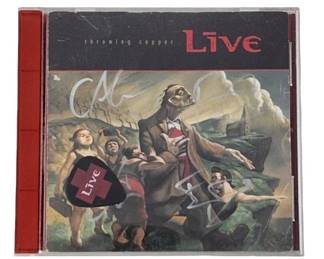 Live Band Signed Throwing Copper CD Insert & Pick
