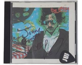 Joe Walsh Signed CD Insert with 2016 Guitar Pick
