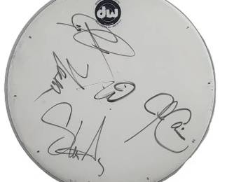 Boston Band Signed 14 1/2" Drum Head