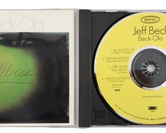 Jeff Beck Signed Beck-Ola CD Insert