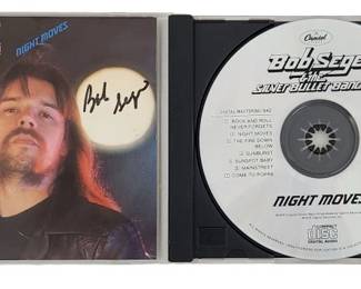 Bob Seger Signed Night Moves CD Insert