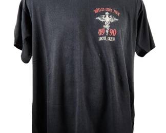 Motley Crue 1989-90 Tour Local Crew T-Shirt