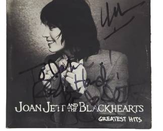 Joan Jett & Blackhearts Signed Greatest Hits CD