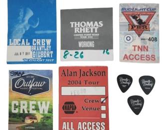 Country Music Crew Passes Rhett Alan Jackson