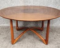 Vintage Heritage Mid Century Modern MCM Round Dining Table
