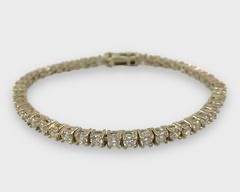 Sterling Silver CZ Tennis Bracelet 7
