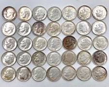 35 Pre-1965 Silver Roosevelt Dimes
