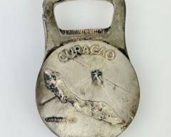 Christofle France Silver Plated Curacao Bottle Opener
