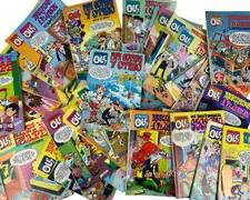 Vintage 1980s Funny Spanish Comic Books Including Mortadelo y Filemon, Zipi y Zape, Carpanta, Pepe Gotera Y Otilio and More! Most by Coleccion Ole
